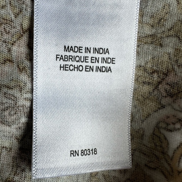 Lucky Brand Brown, Pink and  White Floral Blouse - Picture 10 of 13